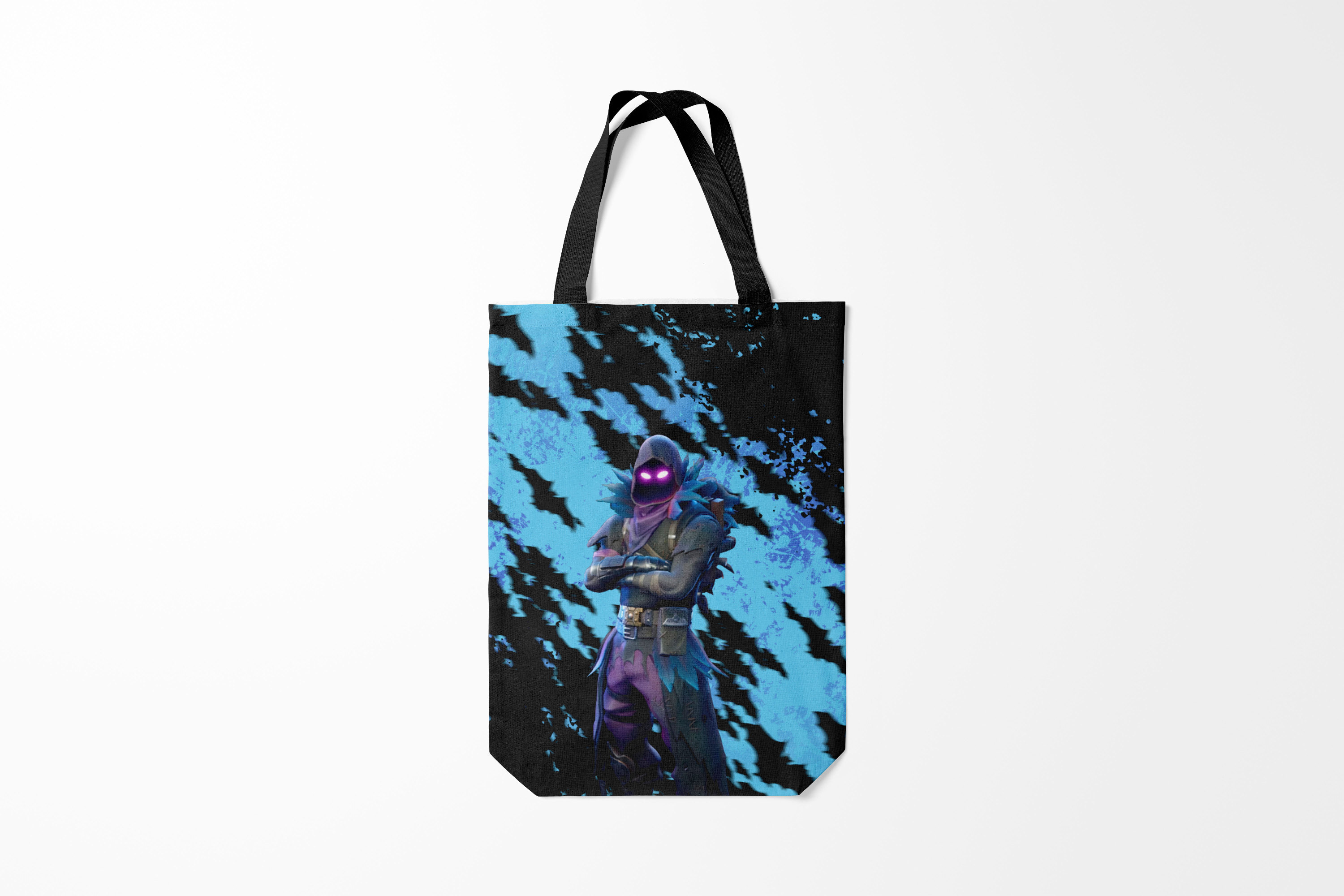

Сумка шoппер унисекс Burnettie Fortnite Raven, черный; фиолетовый, Fortnite Raven