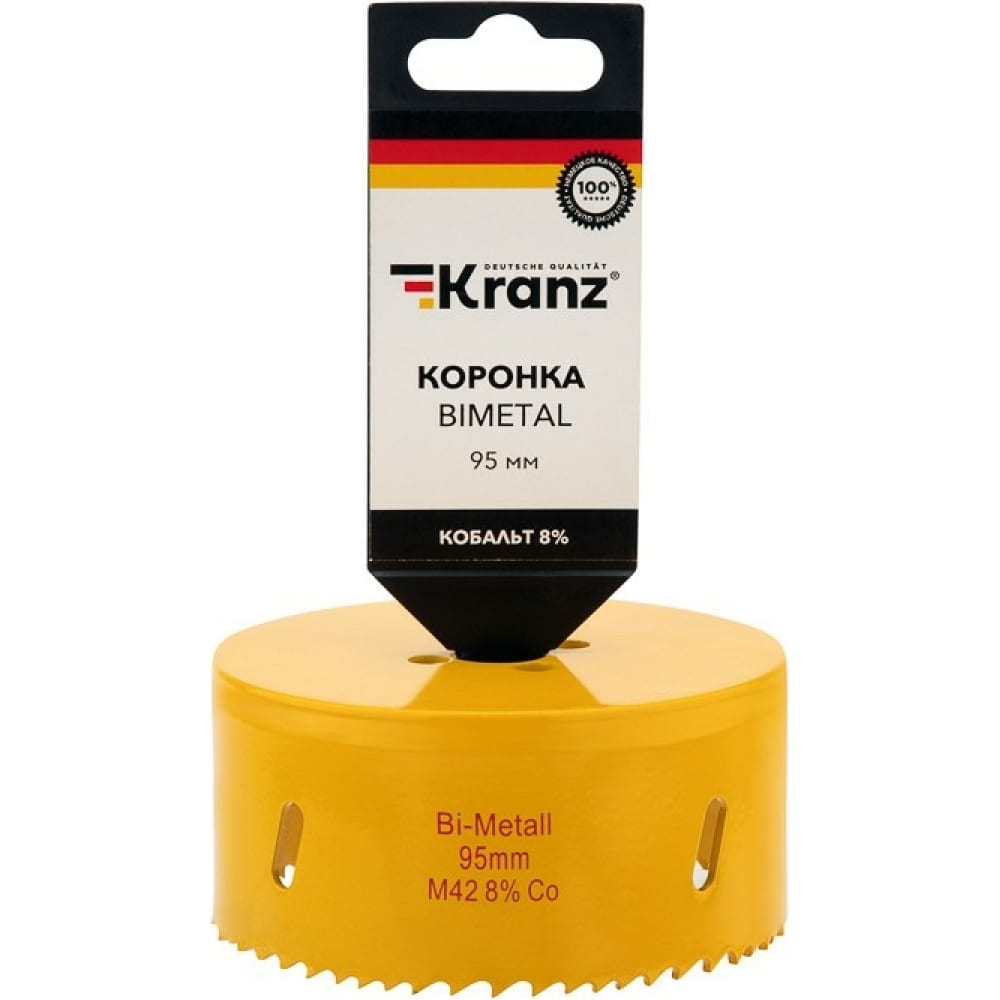 Коронка биметаллическая 95 мм KRANZ KR-92-0242 100043111171