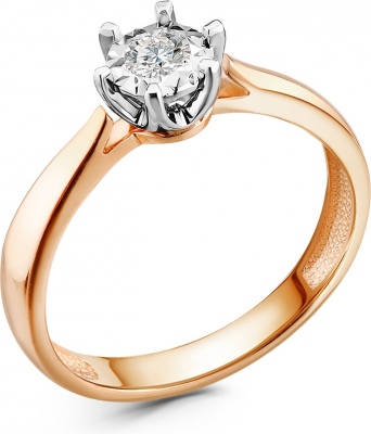 

Кольцо из красного золота с бриллиантом р. 17,5 Klondike 01-02055-02-001-02-01, 01-02055-02-001-02-01