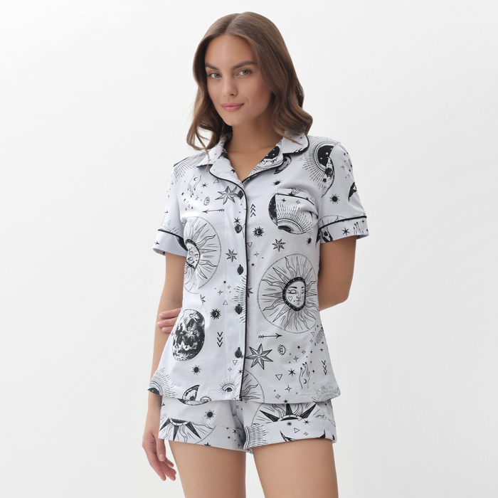 

Пижама женская KAFTAN голубая 40-42, Голубой
