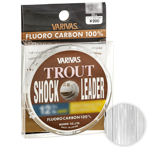 Флюорокарбон Varivas Trout Shock Leader Fluoro 30м. 0.185мм. CLEAR