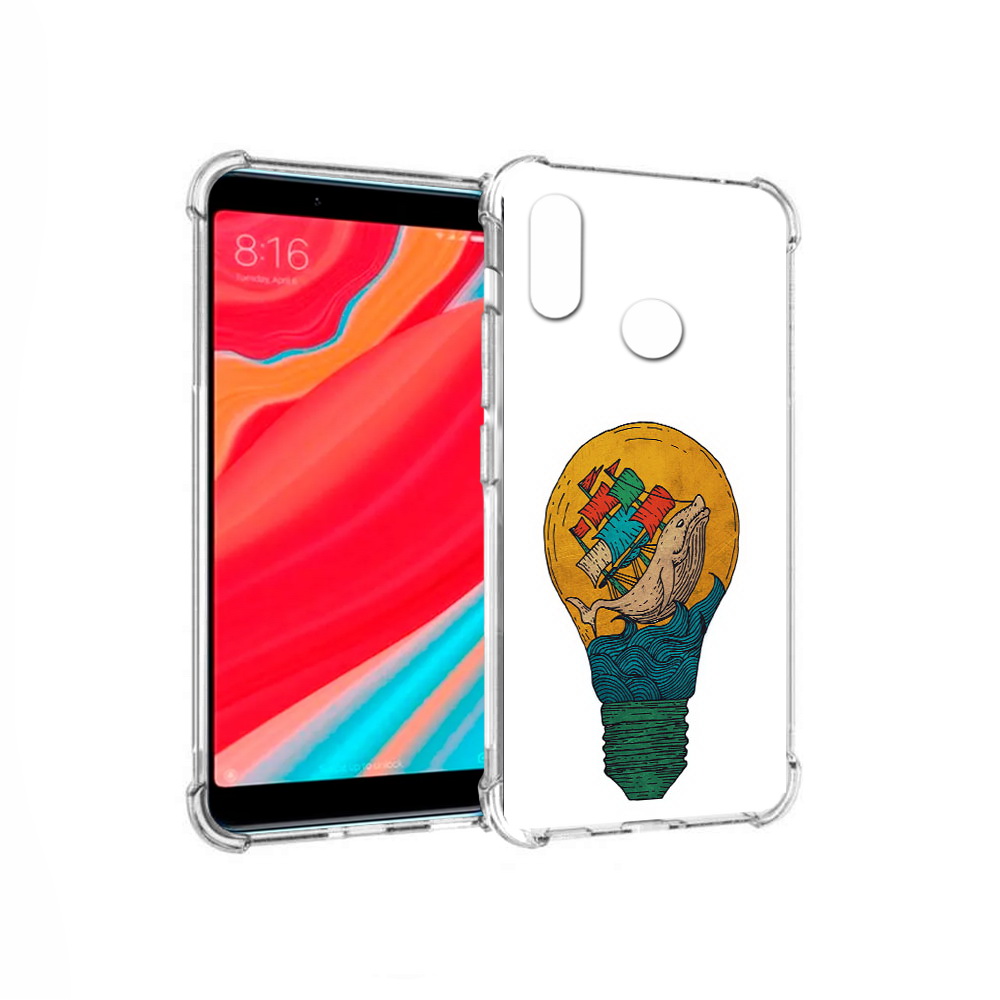 

Чехол MyPads Tocco для Xiaomi Mi Mix 2S кит в лампочке с парусами (PT110206.315.387), Прозрачный, Tocco