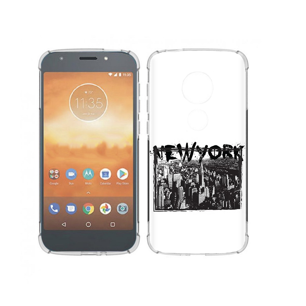 

Чехол MyPads Tocco для Motorola Moto E5 Play че (PT227065.372.671), Прозрачный, Tocco