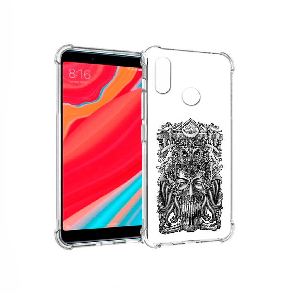 

Чехол MyPads Tocco для Xiaomi Mi Mix 2S зубастая сова (PT110206.315.369), Прозрачный, Tocco
