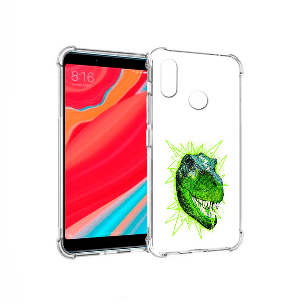 

Чехол MyPads Tocco для Xiaomi Mi Mix 2S зеленый динозавр (PT110206.315.358), Прозрачный, Tocco