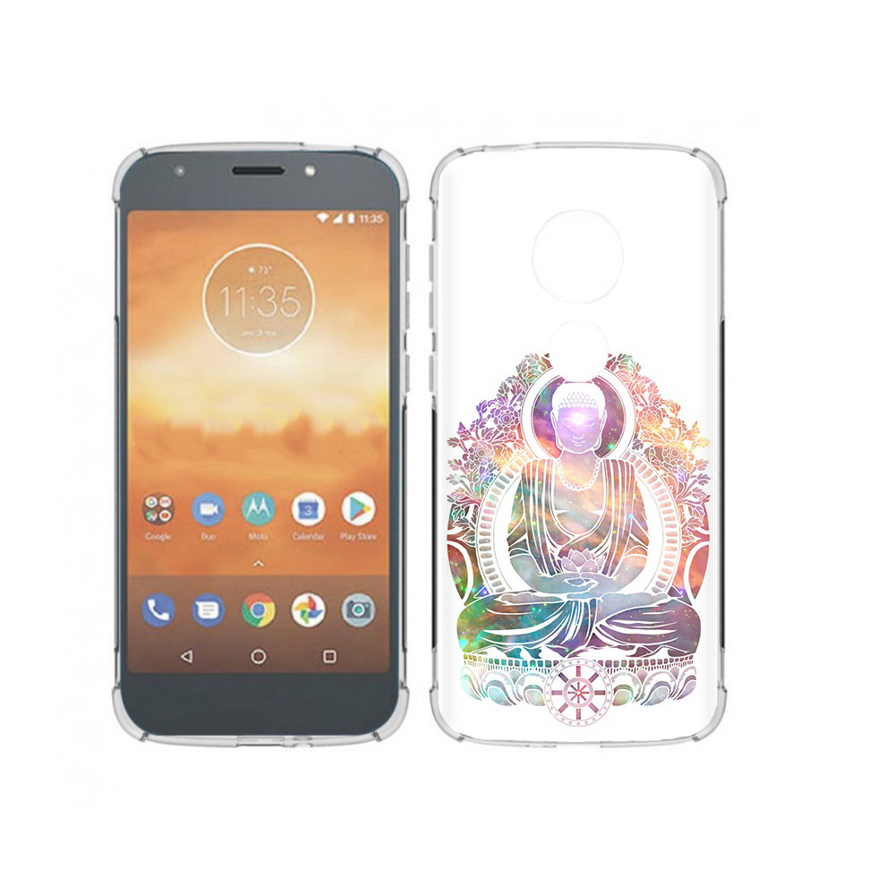 

Чехол MyPads Tocco для Motorola Moto E5 Play умный мужчина абстракция (PT227065.372.651), Прозрачный, Tocco