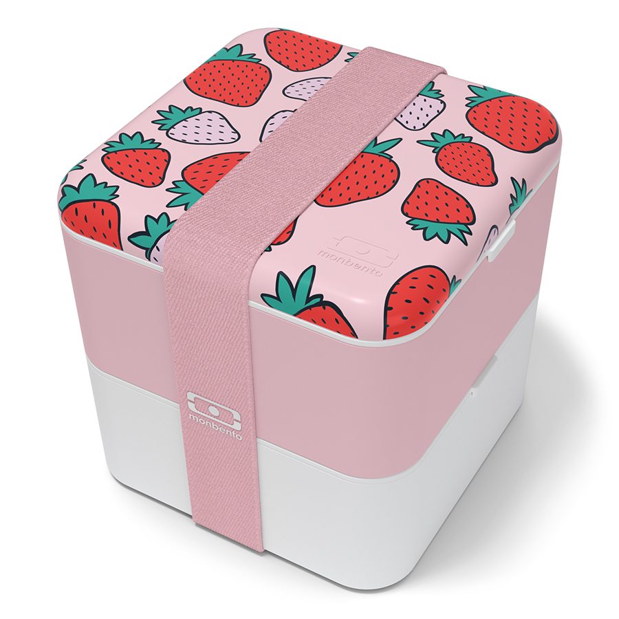 фото Ланч-бокс monbento square strawberry