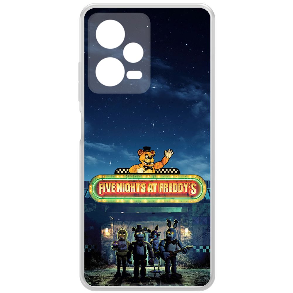 

Чехол-накладка Krutoff Clear Case ФНАФ - Банда вместе для Xiaomi Redmi Note 12 Pro 5G, Прозрачный