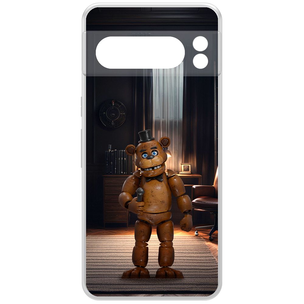 

Чехол-накладка Krutoff Clear Case ФНАФ - Медведь Фредди для GOOGLE Pixel 8 Pro, Прозрачный