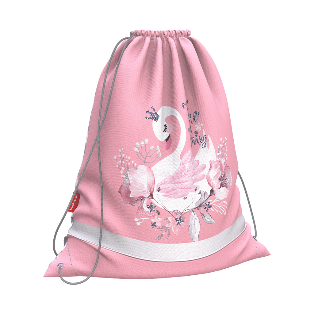 фото Мешок для обуви для девочек erichkrause цвет розовый
