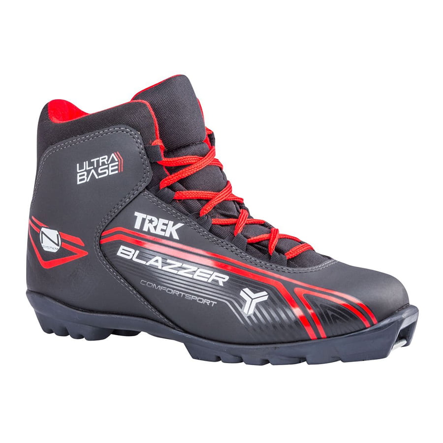 фото Ботинки лыжные nnn trek blazzer2 черный/лого красный ru43/eu44/cm27,5