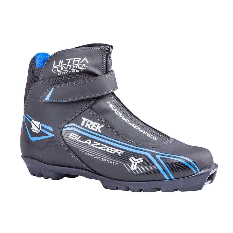 фото Ботинки лыжные nnn trek blazzercontrol3 черный/лого синий ru46/eu47/cm30