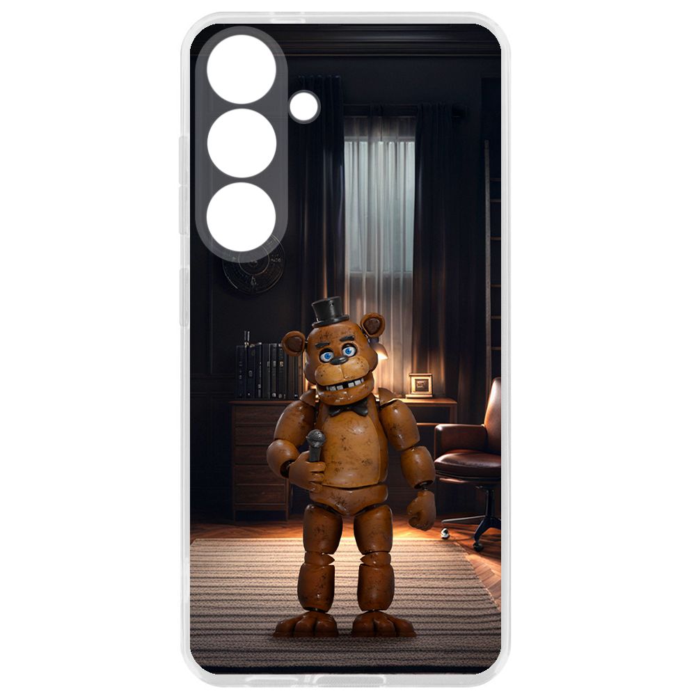 

Чехол-накладка Krutoff Clear Case ФНАФ - Медведь Фредди для Samsung Galaxy S24+, Прозрачный