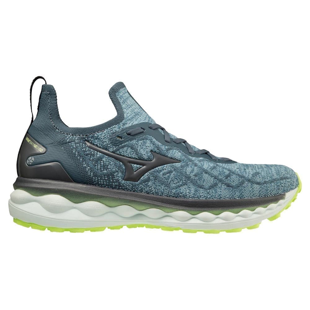 

Кроссовки мужские Mizuno Wave Sky Neo 2 бирюзовые 11.5 US, Бирюзовый, Wave Sky Neo 2