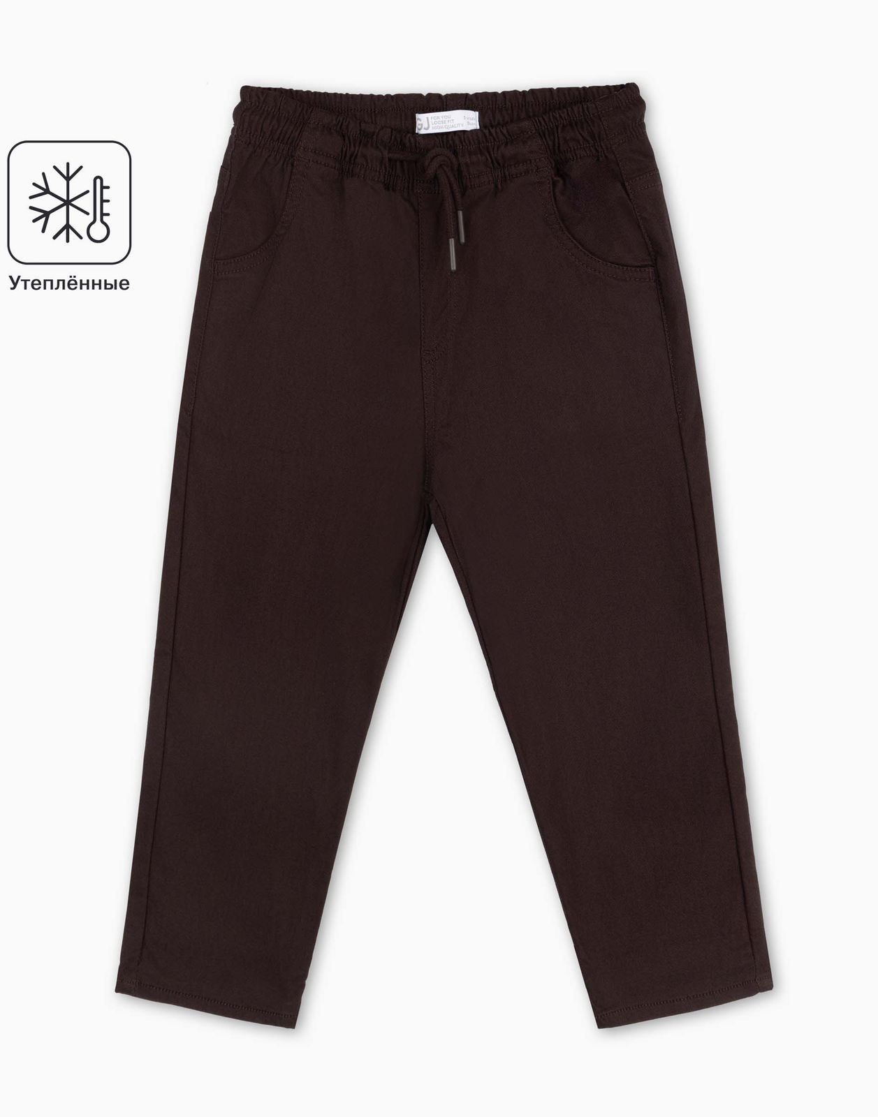 

Утепленные брюки для мальчика Gloria Jeans BWB001929 коричневый 2-3г/98, BWB001929