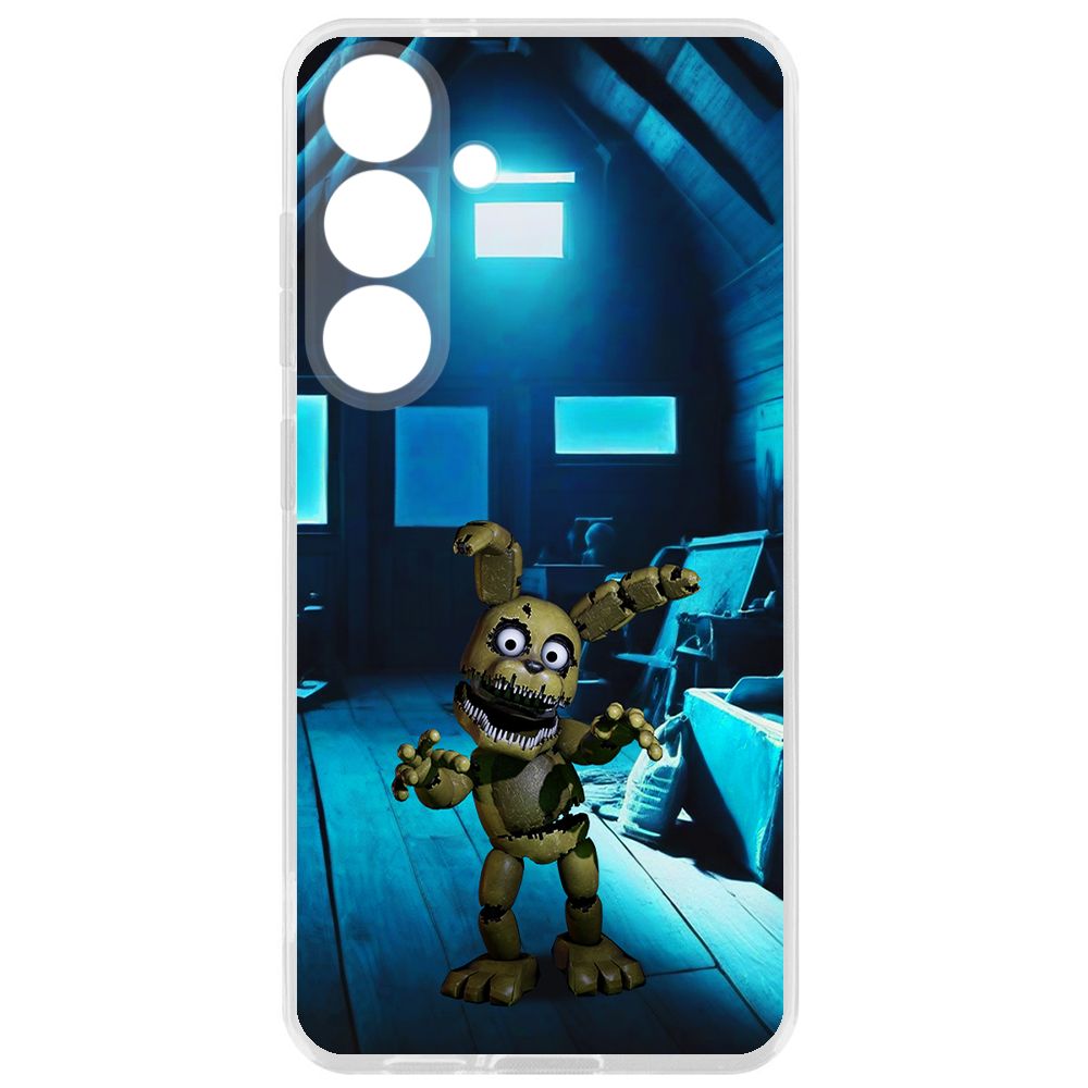 

Чехол-накладка Krutoff Clear Case ФНАФ - Плюштрап для Samsung Galaxy S24, Прозрачный