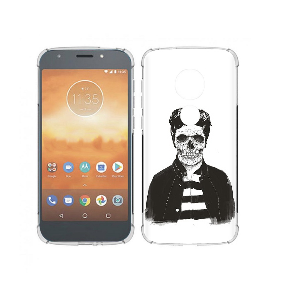

Чехол MyPads Tocco для Motorola Moto E5 Play скелет (PT227065.372.604), Прозрачный, Tocco