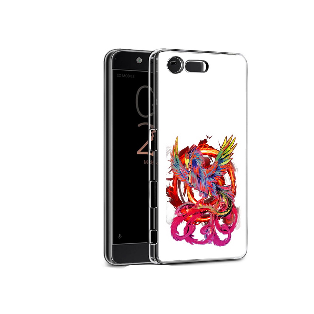 

Чехол MyPads Tocco для Sony Xperia X Compact красочный феникс (PT50548.245.414), Прозрачный, Tocco