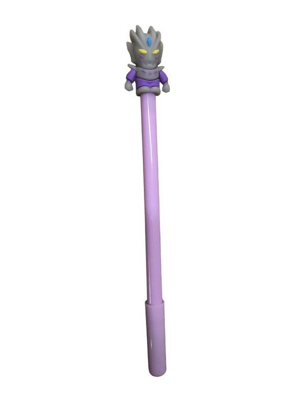 Ручка COSY Супергерои гелевая со стираемыми чернилами и насадкой, фиолетовая 1 штука