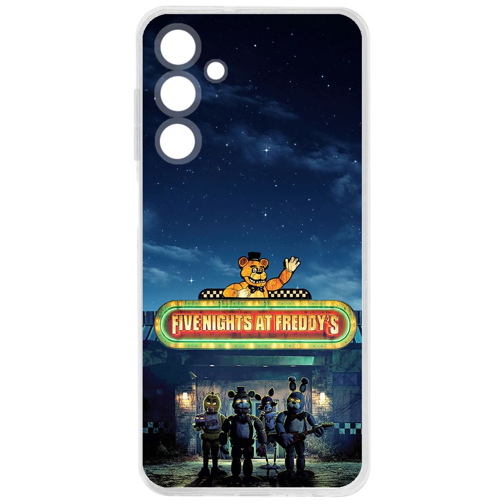 

Чехол-накладка Krutoff Clear Case ФНАФ - Банда вместе для Samsung Galaxy A15 4G (A155), Прозрачный