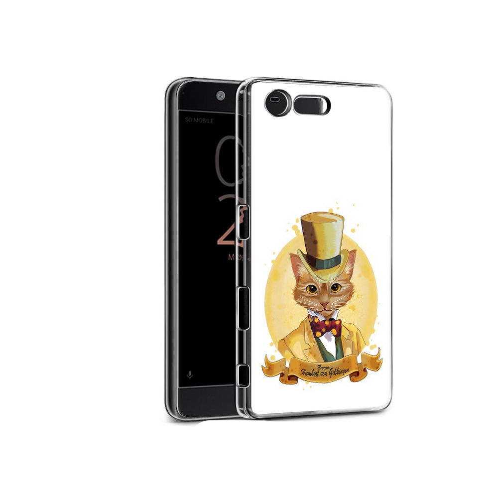 

Чехол MyPads Tocco для Sony Xperia X Compact кот юрист (PT50548.245.401), Прозрачный, Tocco