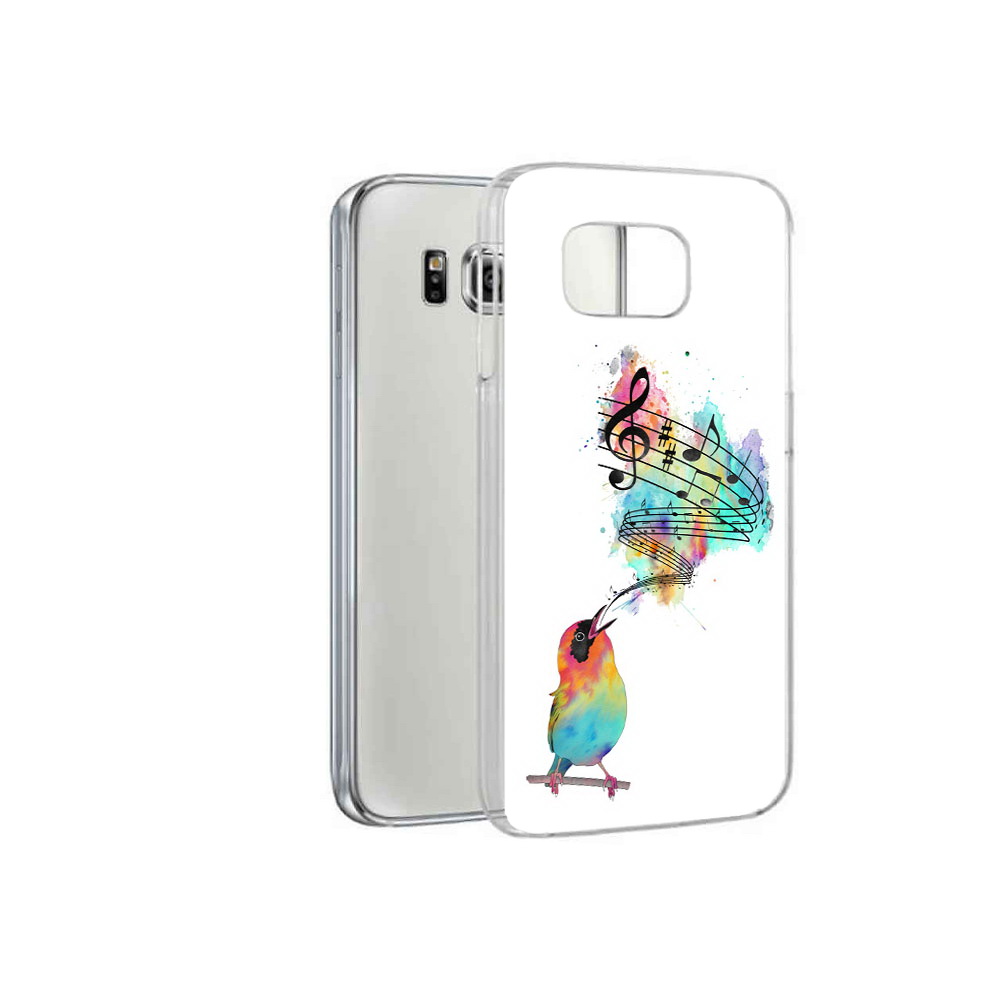 

Чехол MyPads Tocco для Samsung Galaxy S6 певчая птичка (PT12300.506.536), Прозрачный, Tocco
