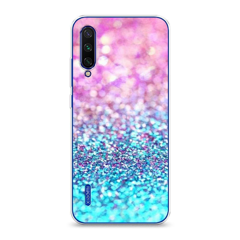 

Силиконовый чехол "Розово-голубые глиттеры рисунок" на Xiaomi Mi A3