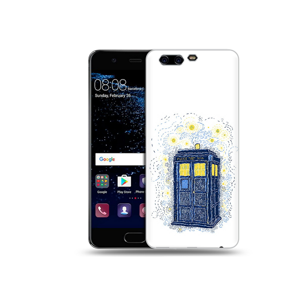 

Чехол MyPads Tocco для Huawei P10 Plus будка рисунок (PT60941.40.249), Прозрачный, Tocco