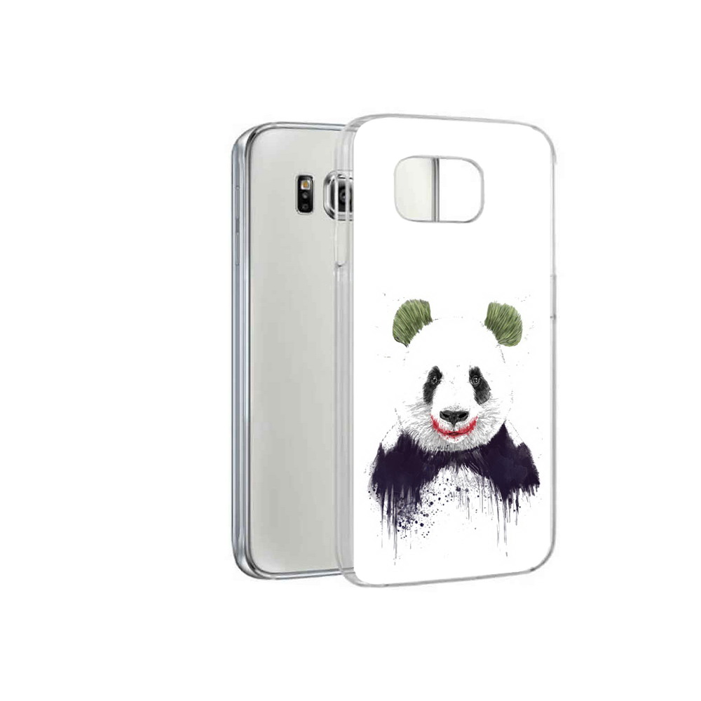 

Чехол MyPads Tocco для Samsung Galaxy S6 панда джокер (PT12300.506.533), Прозрачный, Tocco
