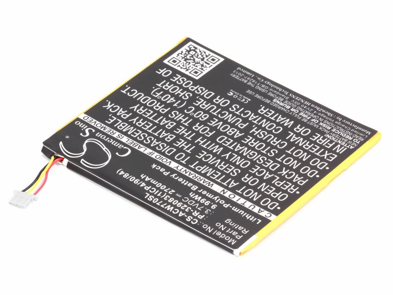

Аккумулятор для планшета Acer Iconia One B1-770 (PR-329083), 1ICP4/90/84, KT.0010H.003, PR-329083