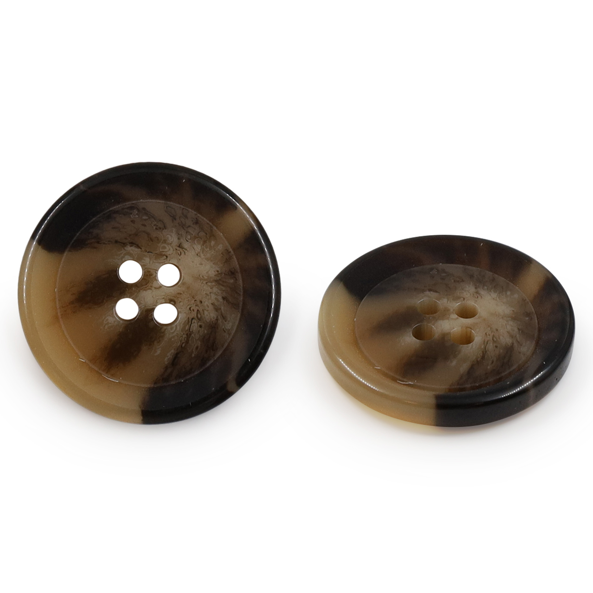 Пуговица АЙРИС, CN 2769, 44L (col.B  - коричневый), 36 шт