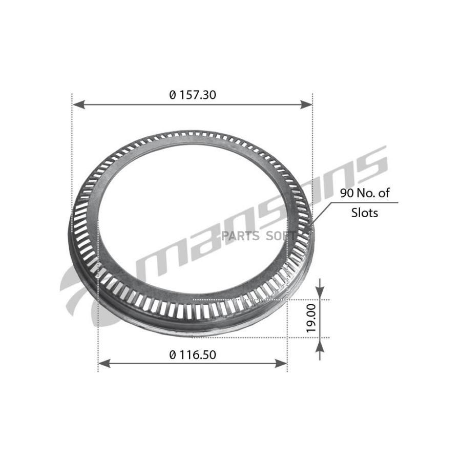 

Гребенка Датчика Abs Mansons арт. 790.005D