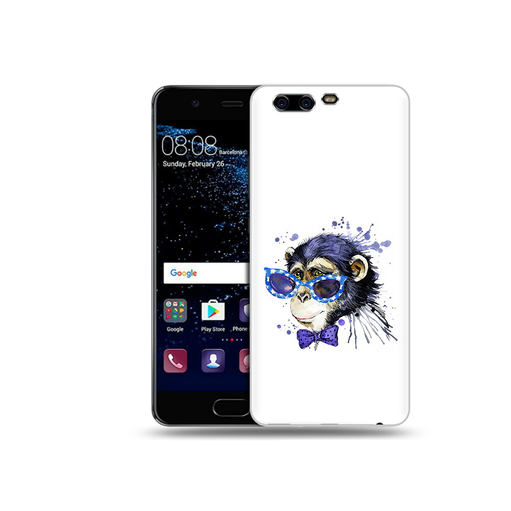 

Чехол MyPads Tocco для Huawei P10 Plus акварельная обезьяна (PT60941.40.216), Прозрачный, Tocco