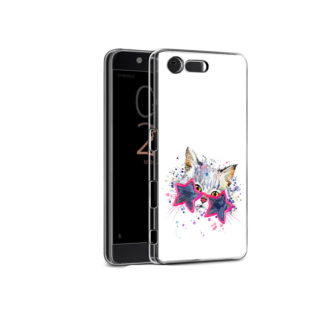 

Чехол MyPads Tocco для Sony Xperia X Compact звездные очки (PT50548.245.353), Прозрачный, Tocco