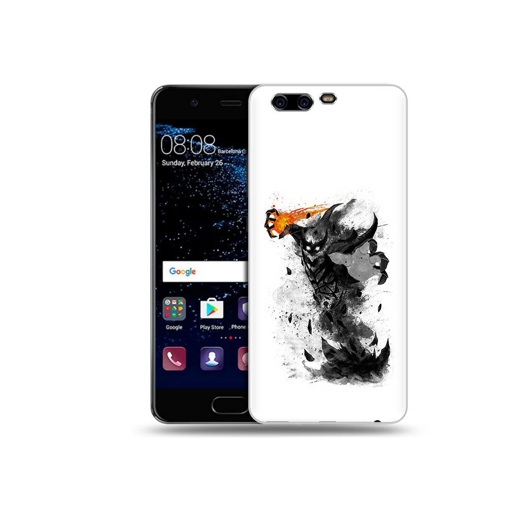 

Чехол MyPads Tocco для Huawei P10 Plus nevermore черно белый (PT60941.40.21), Прозрачный, Tocco