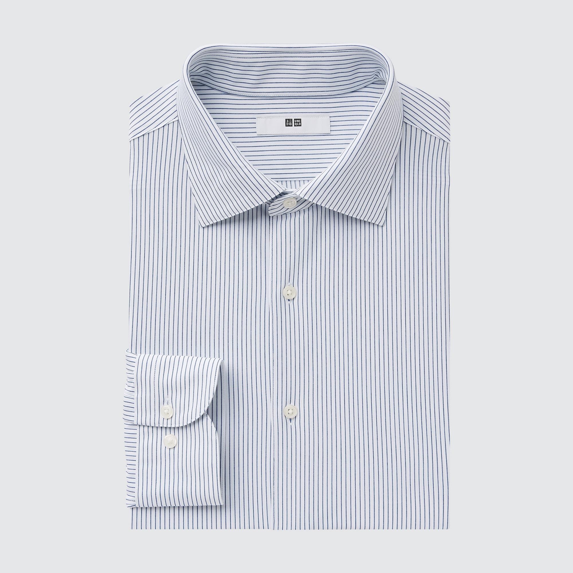 Рубашка мужская UNIQLO 452589COL65 синяя XL (доставка из-за рубежа)