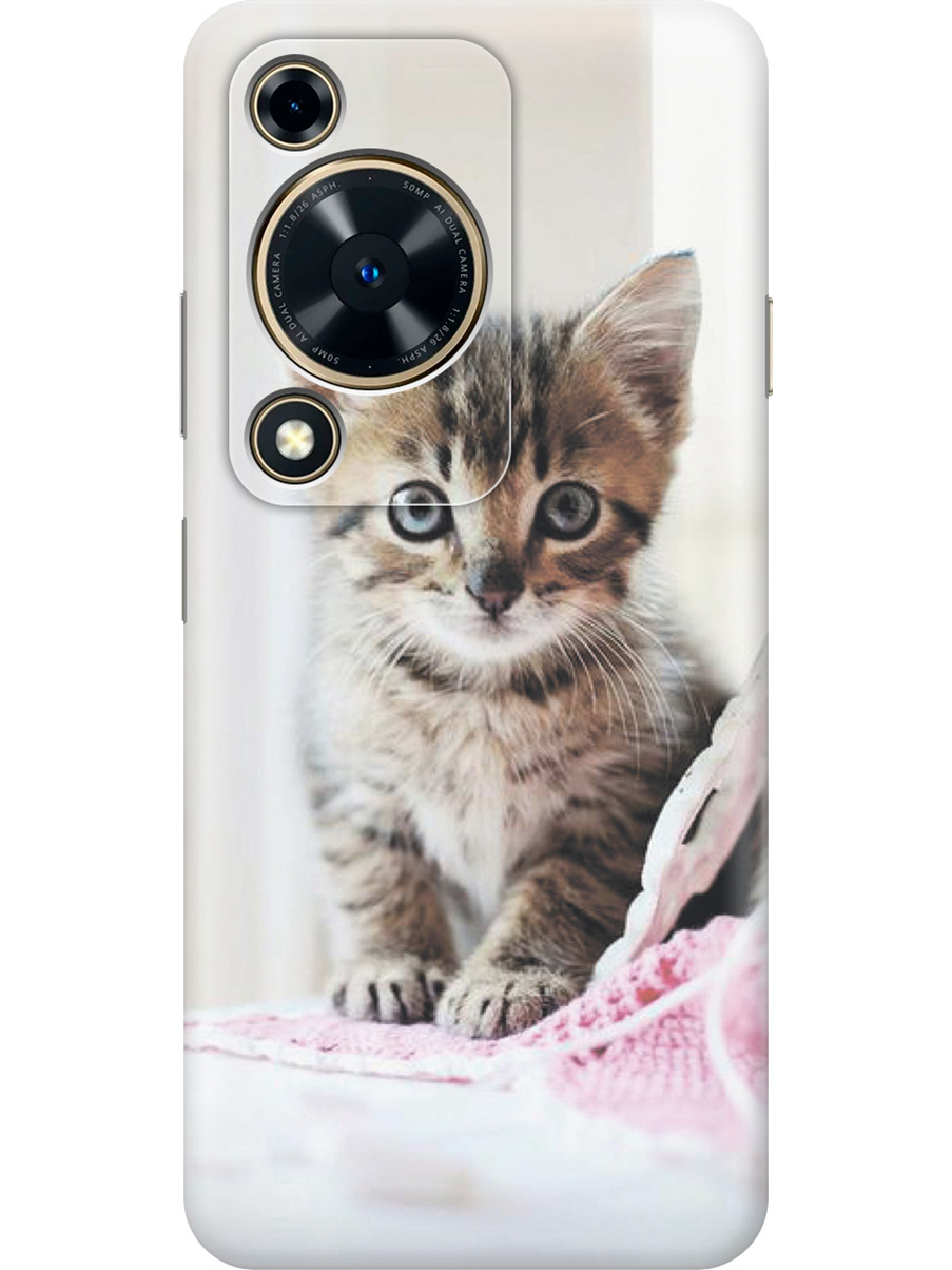 

Силиконовый чехол на Huawei nova Y72 с принтом "Милый котенок", Прозрачный;белый;коричневый, 785977811