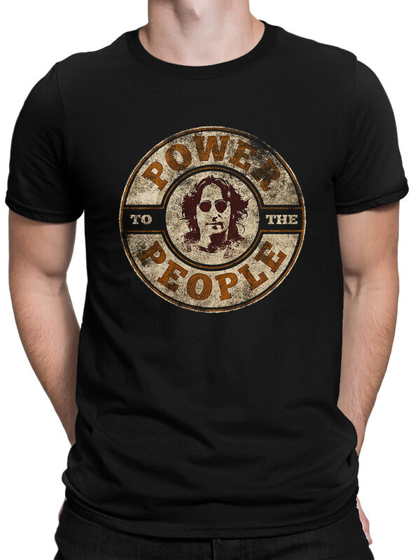 

Футболка мужская Dream Shirts Джон Леннон 10010142 черная XS, Джон Леннон 10010142