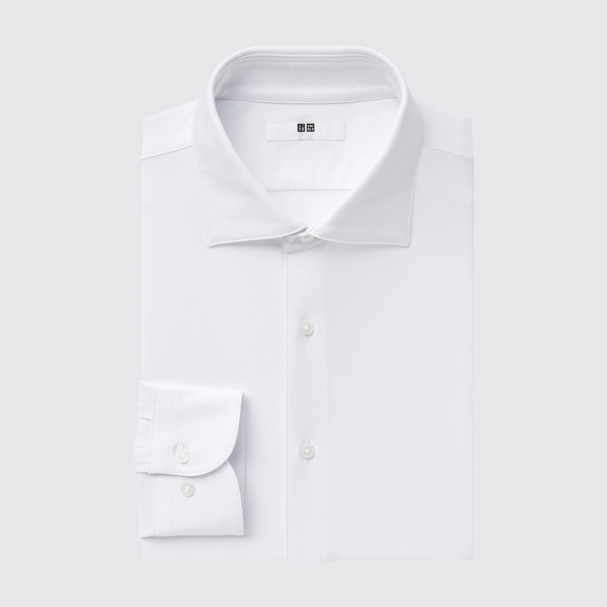 Рубашка мужская UNIQLO 452582COL00 белая XS (доставка из-за рубежа)