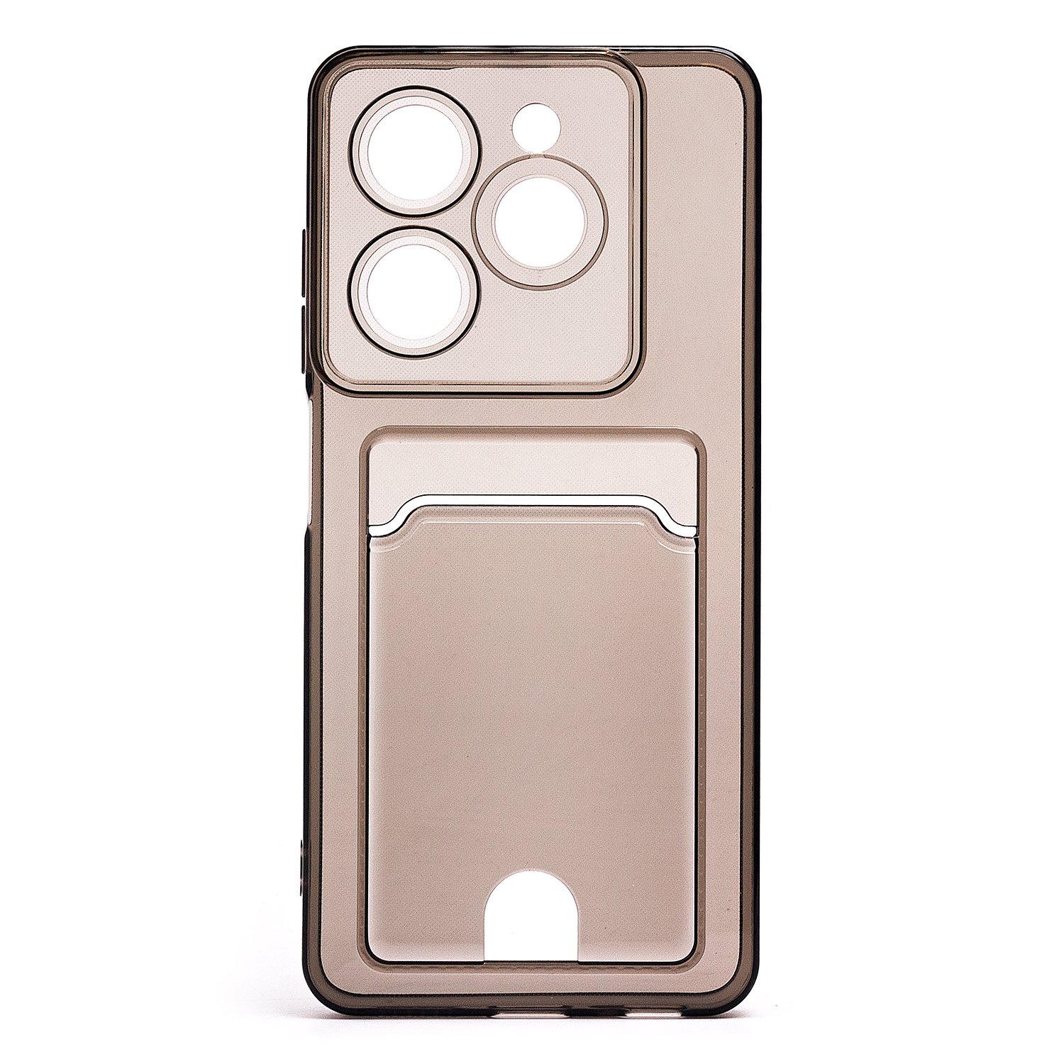 

Чехол Infinix Smart 8/8 Pro, Tecno Spark 20/20C с картхолдером, Черный