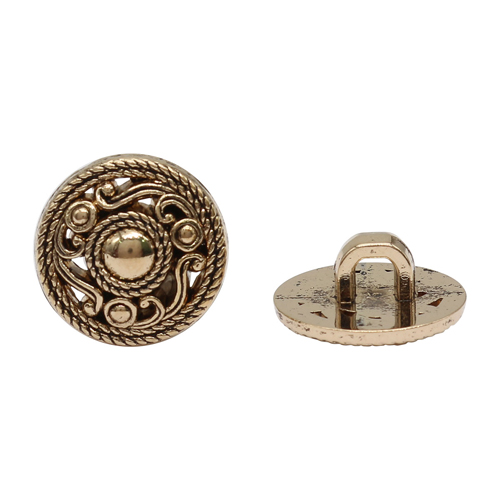 

Пуговица АЙРИС, LA 1718, 24L (AG), 72 шт