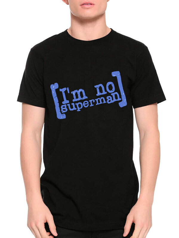 

Футболка мужская Dream Shirts Я не супермен 10010122 черная 2XL, Я не супермен 10010122