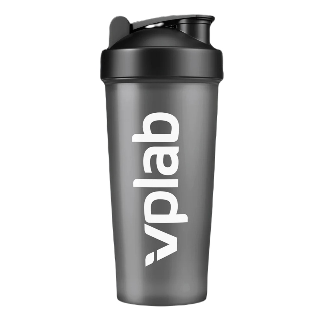 Спортивный шейкер с шариком-блендером VPLab Shaker with blender ball 700 ml Black