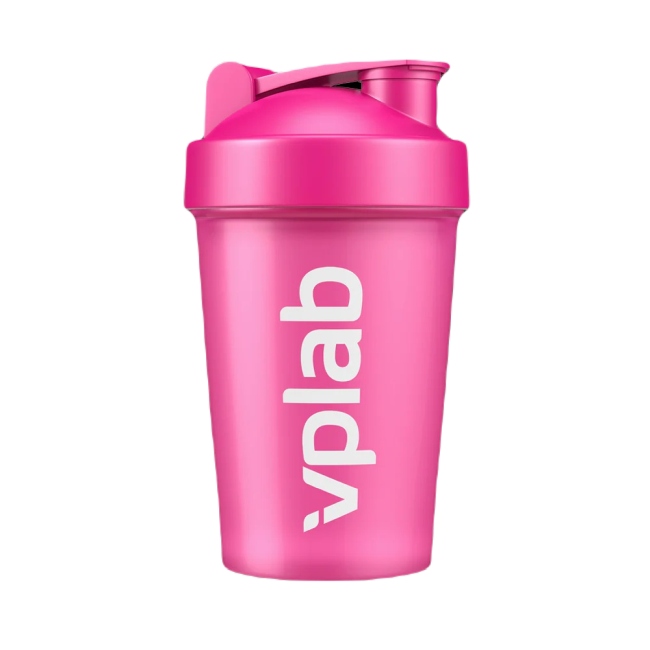 Спортивный шейкер с шариком-блендером VPLab Shaker with blender ball 500 ml Pink