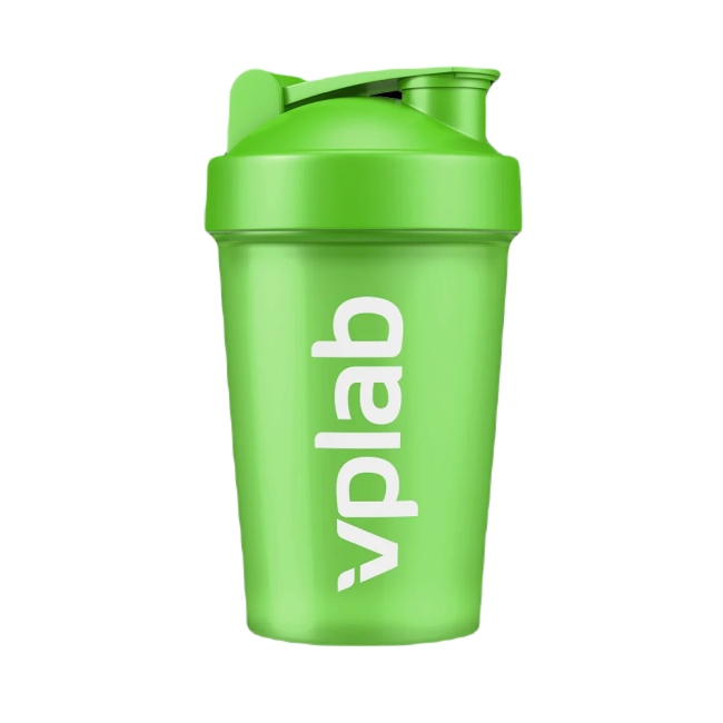 Спортивный шейкер с шариком-блендером VPLab Shaker with blender ball 500 ml green