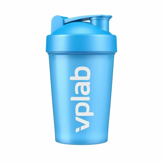 

Спортивный шейкер с шариком-блендером VPLab Shaker with blender ball 500 ml cyan, Голубой