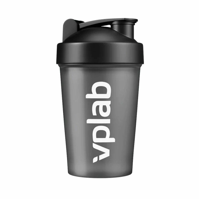 Спортивный шейкер с шариком-блендером VPLab Shaker with blender ball 500 ml Black