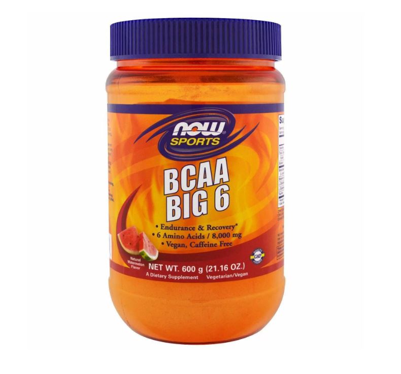 

Спортивная добавка NOW BCAA BIG 6 POWDER - WATERMELON FLAVOR 600 G