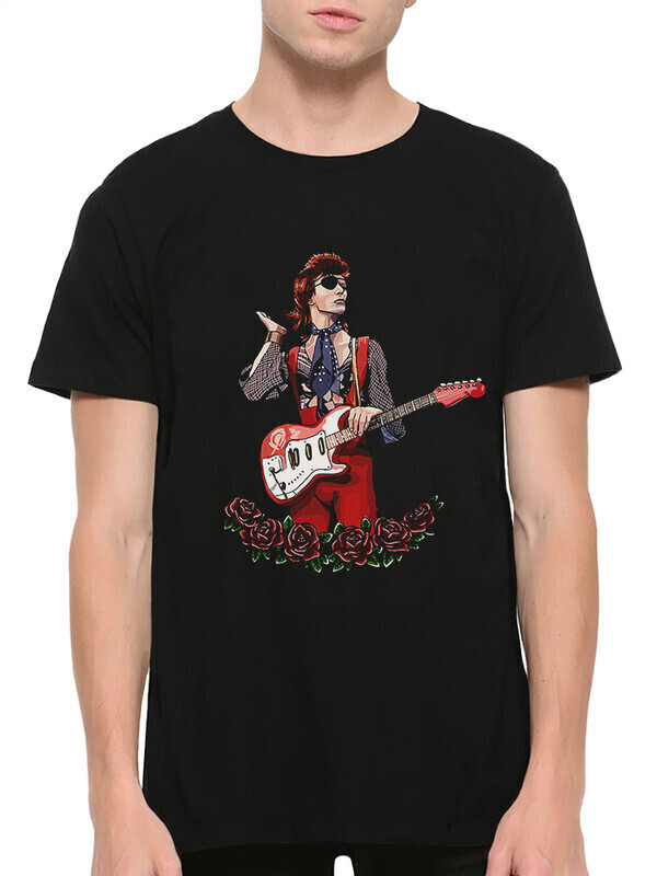 

Футболка мужская Dream Shirts Дэвид Боуи Ziggy Stardust 10010082 черная 3XL, Дэвид Боуи Ziggy Stardust 10010082