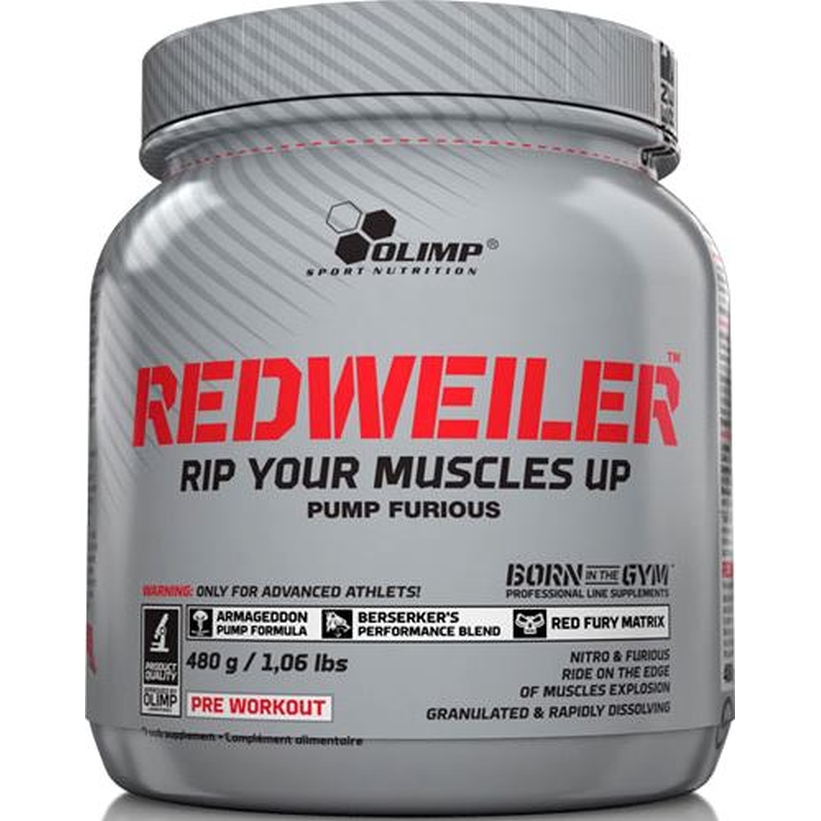 Предтренировочный комплекс OLIMP Olimp Nutrition, Redweiler, 480 г (Голубика)